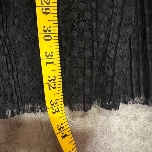 Maje Black Lace Polka Dot Bell Sleeve Dress - Picture 5 of 13